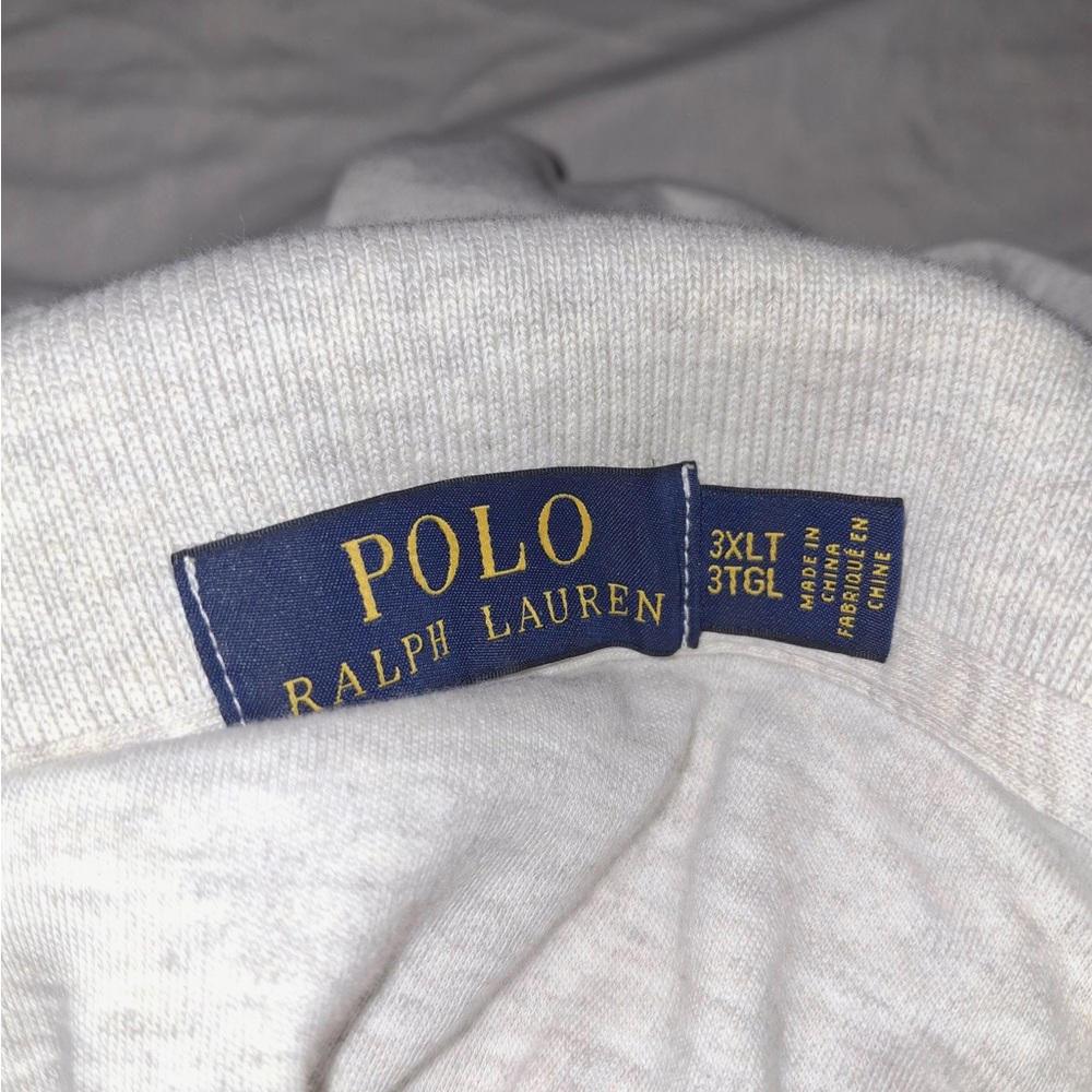 Polo Ralph Lauren Mens Pima Soft Touch Size 3XLT Light Gray - Picture 4 of 6